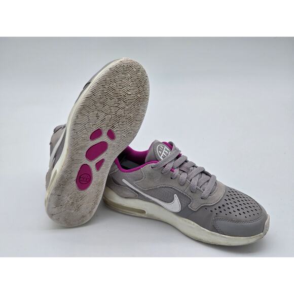 Nike Air Max Girls 4.5 Sneakers Low Top, Gray 917642-004 - Picture 7 of 8